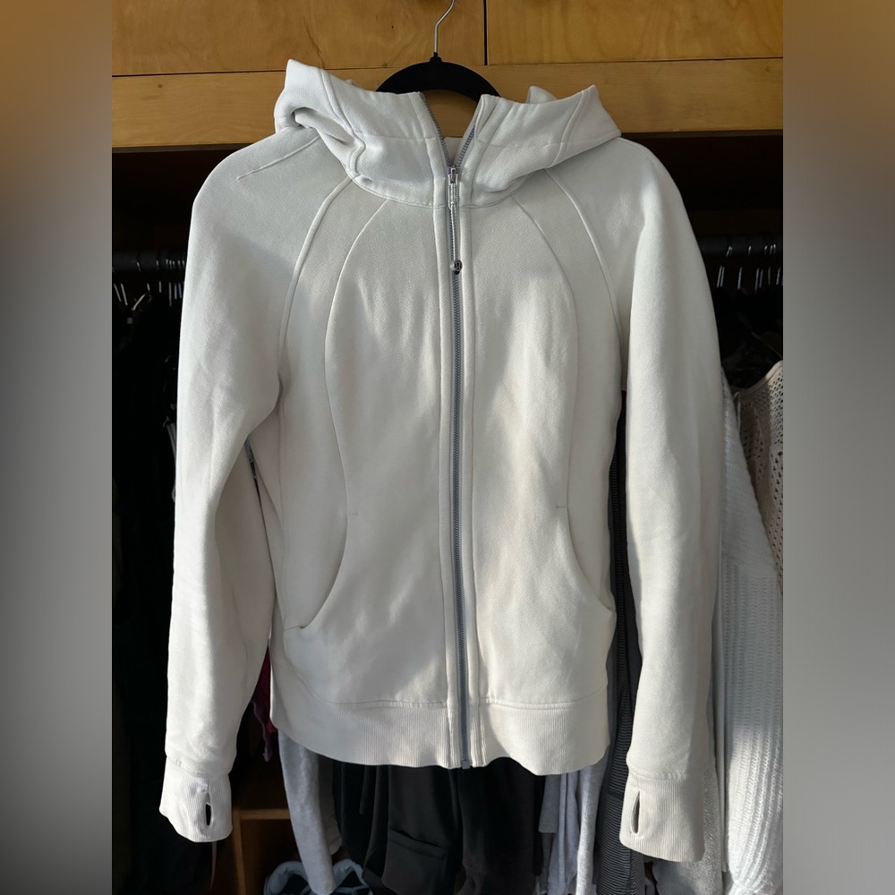 Bone Lululemon Scuba Hoodie